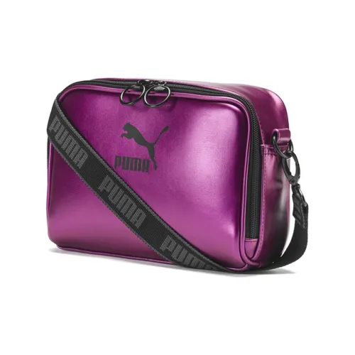 PUMA Artificial Leather Crossbody Bags Shoulder Bags Unisex Purple