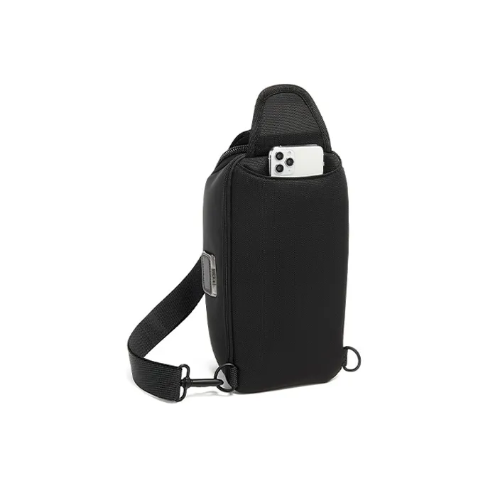 TUMI Alpha Bravo Ballistic Nylon Sling Bag, Crossbody Bag Regular Men's Black-3