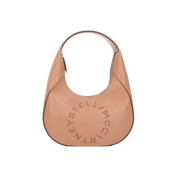 Stella McCartney PU Shoulder Bag, Crescent Bag, Tote, Shoulder Bag Women's Camel