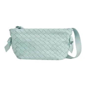 Bottega Veneta Tie Intrecciato Snap Locked Shoulder Bag