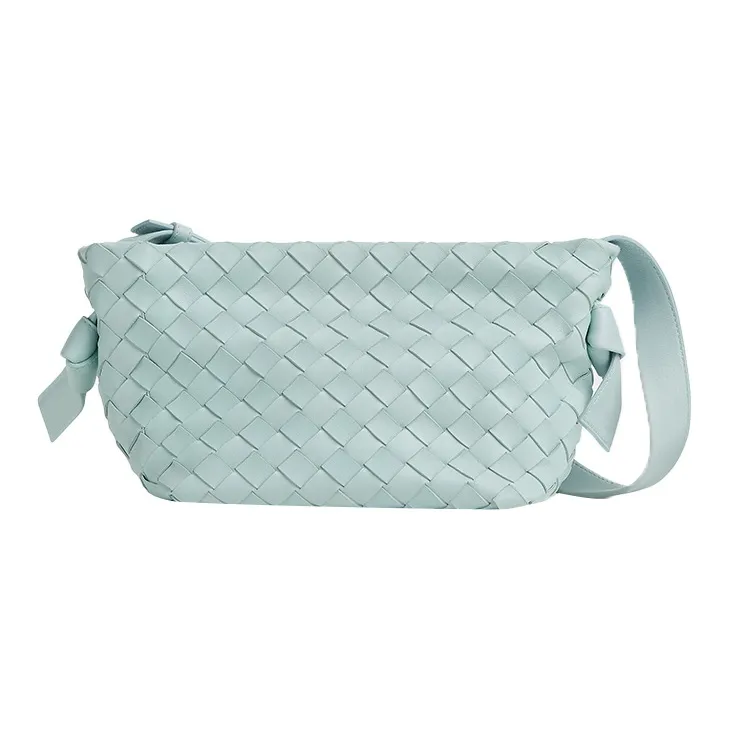 Bottega Veneta Tie Teal Washed-0