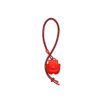 COACH Lanyard Earphone Cases Orange Red