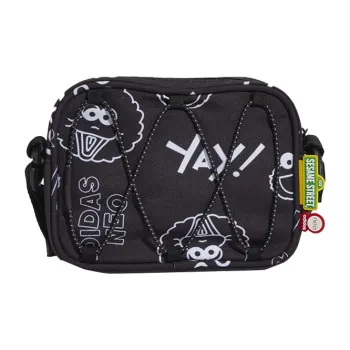Adidas Sesame Street Collaboration Polyester Shoulder Bag Crossbody Bag Regular Unisex Black