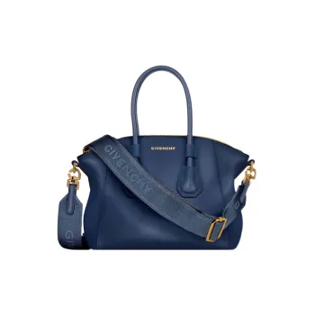 GIVENCHY Antigona Smooth Calf Leather Handbag Shoulder Bag Crossbody Bag Mini Women's Navy