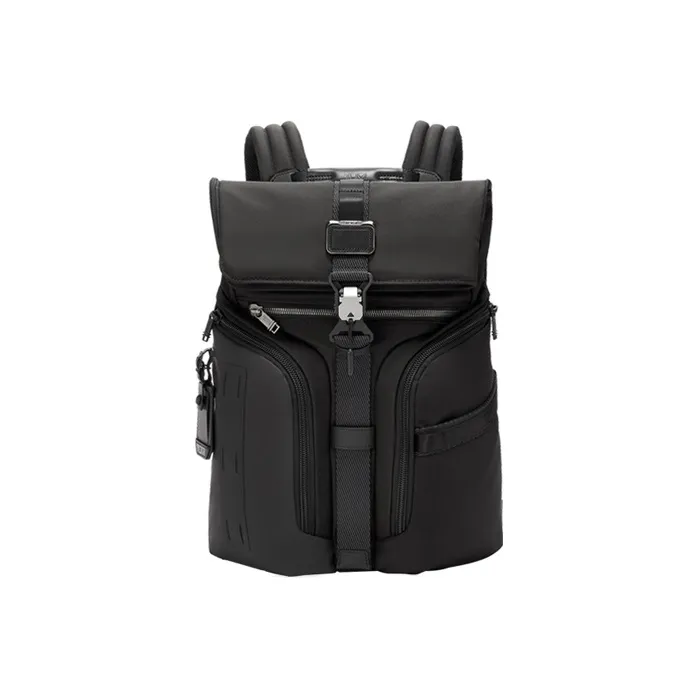 TUMI Alpha Bravo Polyamide Backpack Regular Men's Black-0