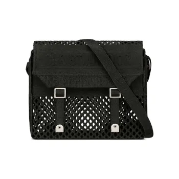 DIOR Canvas Messenger Bag Shoulder Bag Crossbody Bag Regular Women's Black