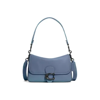 COACH Tabby Leather Shoulder Bag Handbag Shoulder Bag Crossbody Bag Medium Size Women's Washable Denim