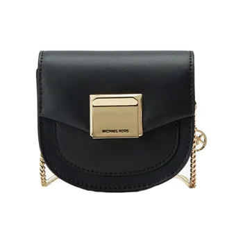 MICHAEL KORS Lita Saddle Bag Shoulder Bag Crossbody Bag Mini Women's Black