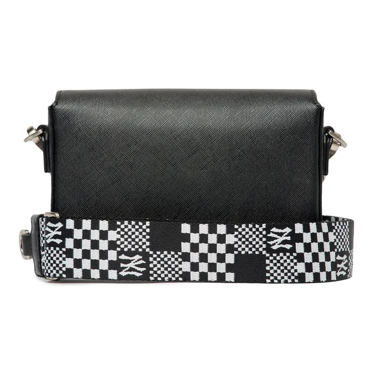 MLB Synthetic Leather Combo Bag Shoulder Bag Crossbody Bag Regular Unisex Black-2