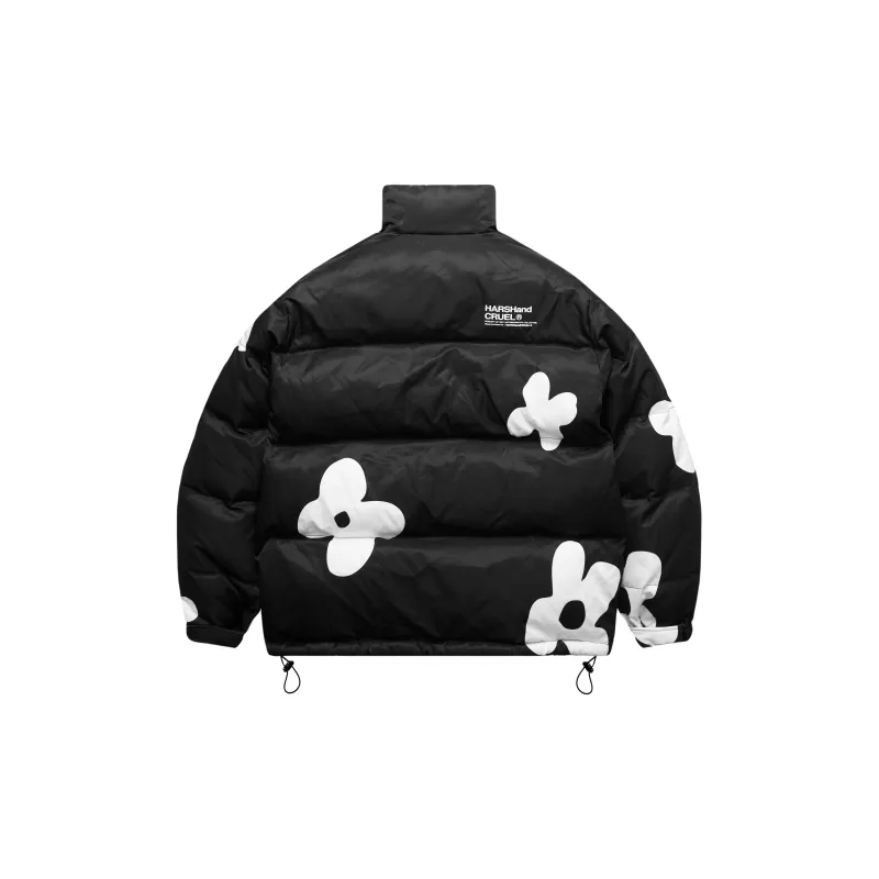 HARSH AND CRUEL Puffer Jackets Unisex-1