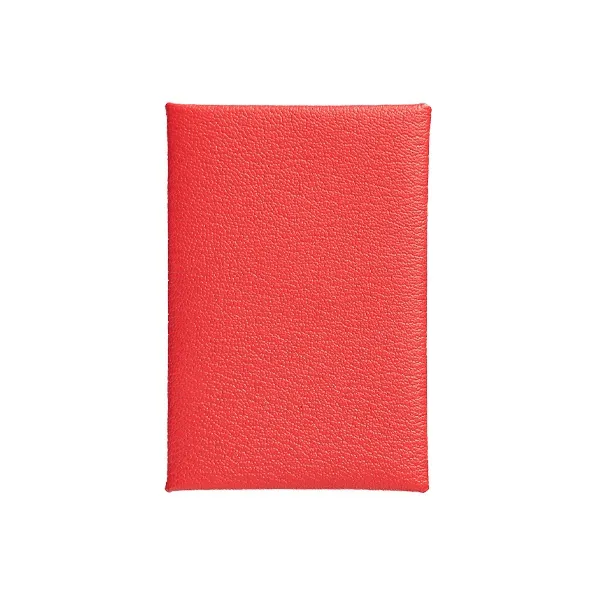 HERMES Calvi Mysore Goat Skin Wallet Coin Purse Card Holder Women's Texas Pink/Juniper Wood Color-0