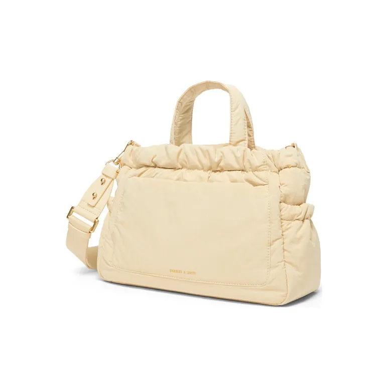 CHARLES&KEITH Fabric Portable One Shoulder Handbag Women's Multicolor-1