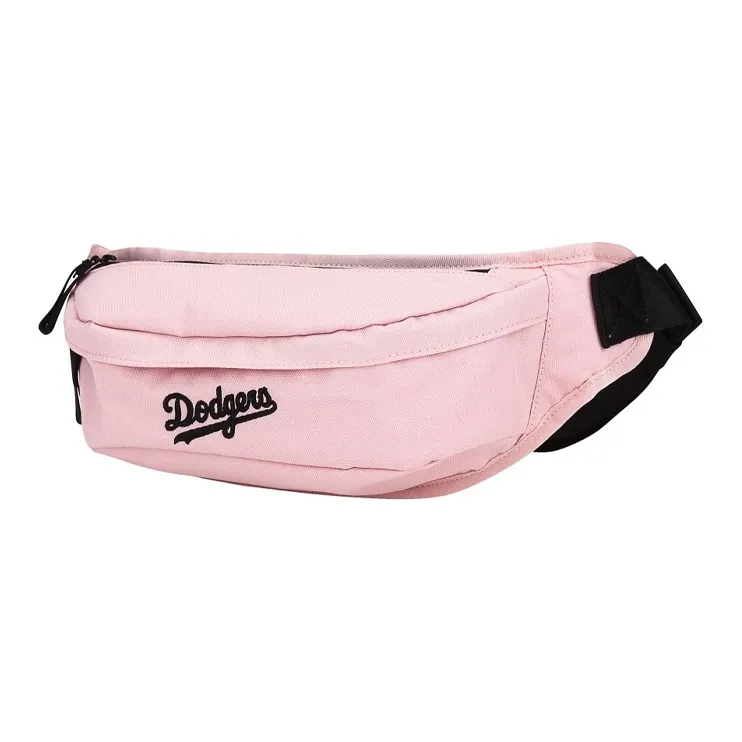 MLB Canvas With Polyester Crossbody Bag Sling Bag Fanny Pack Regular Unisex Cherry Blossom Pink-1