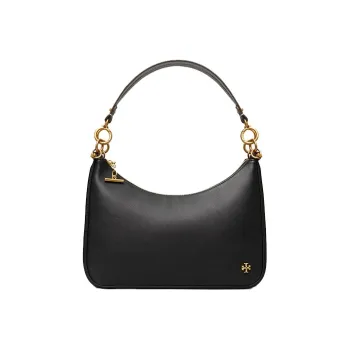 TORY BURCH 151 MERCER Leather Handbag Women's Black