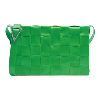 Bottega Veneta Calfskin Crossbody Bag, Shoulder Bag Men's Green