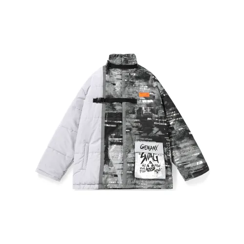 GENANX Parka Coats Unisex Gray