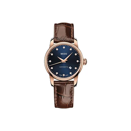 MIDO Wmns Baroncelli Series Automatic Mechanical Watch M7600.3.65.8 Blue
