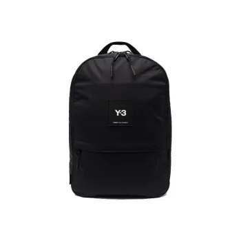 Y 3 Polyester Laptop Backpack Regular Men's Black
