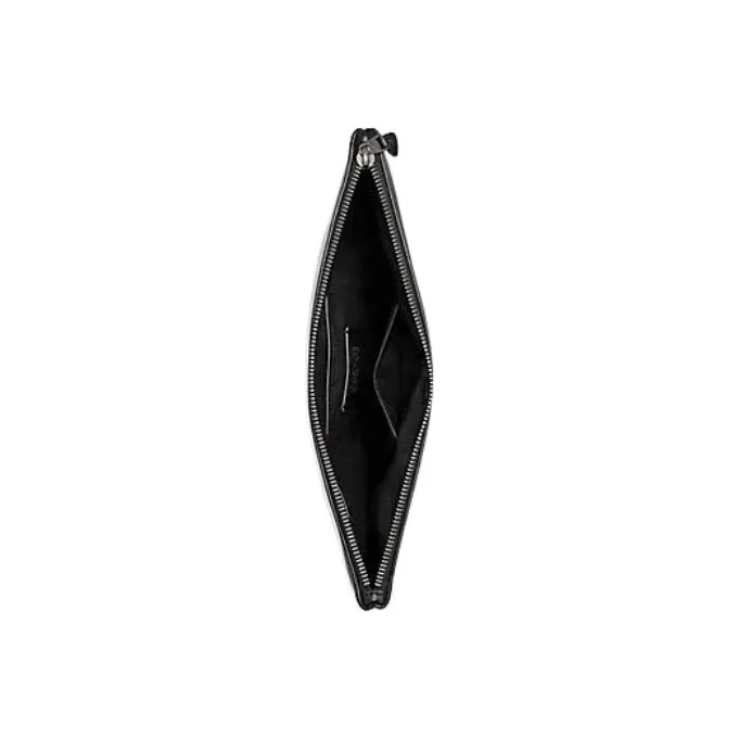 COACH Star Wars Xingji Battle Collaboration Pouch Smooth Finish Calfskin Wallets Clutches Large Size Men's Black-1