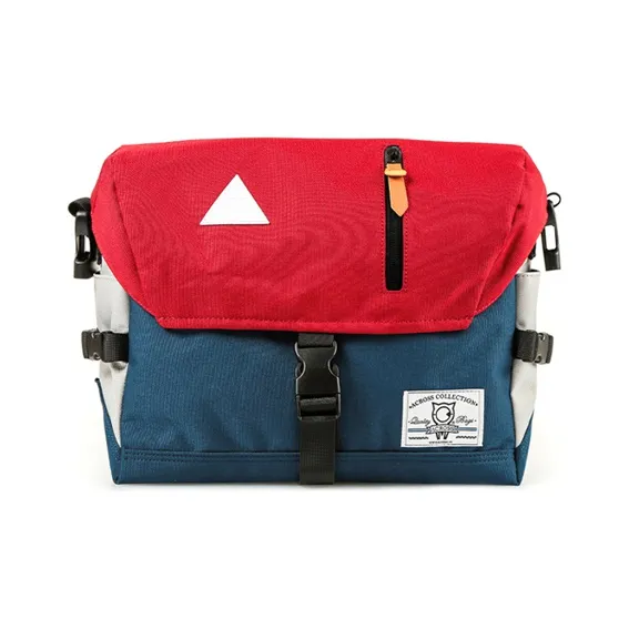 ACROSS Oxford Water Repellent Messenger Bag, Commute Bag, Crossbody Bag Regular Unisex Multicolor-15