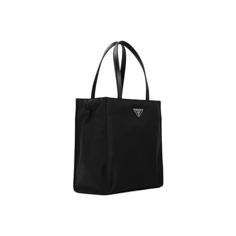 PRADA Nylon Tote One Shoulder Handbag Women's Black-1