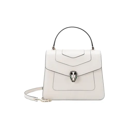 BVLGARI Wmns SERPENTI FOREVER Single-Shoulder Bag Medium White