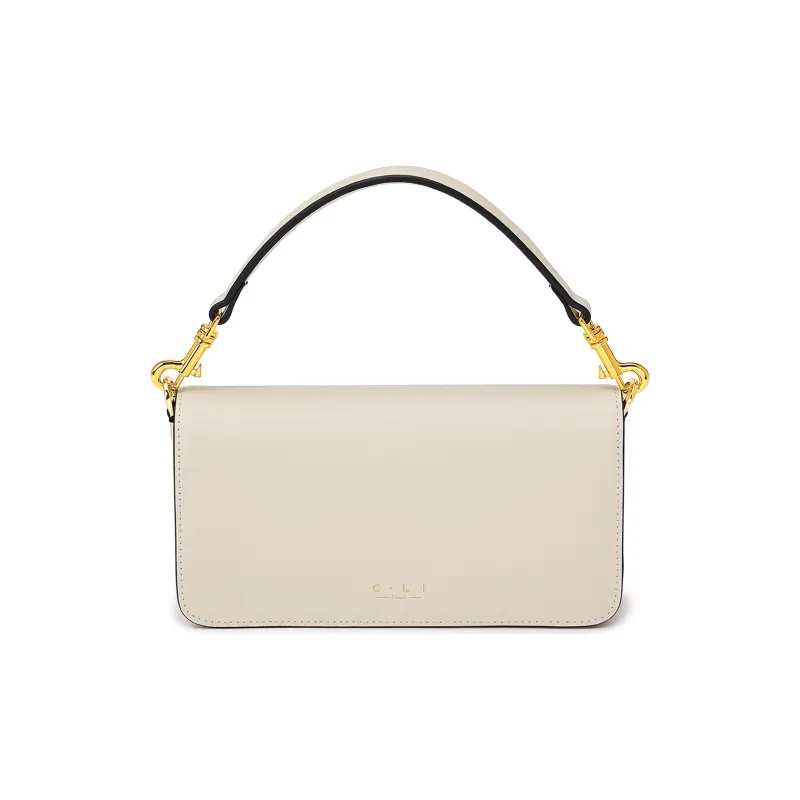 C.LI Genuine Leather Handbag Shoulder Bag Crossbody Bag Women's Bag Regular Women's Klein Blue/Elf Green/Serene White-9