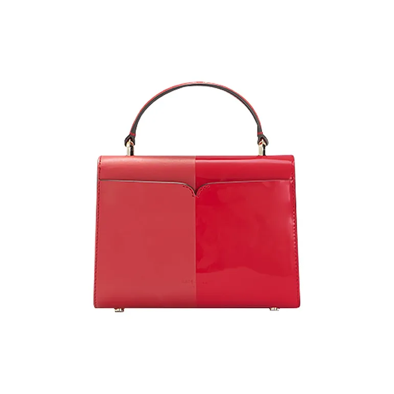 Kate Spade Nicola Cow Leather Handbag Shoulder Bag Crossbody Bag Small Size Women's Red-1