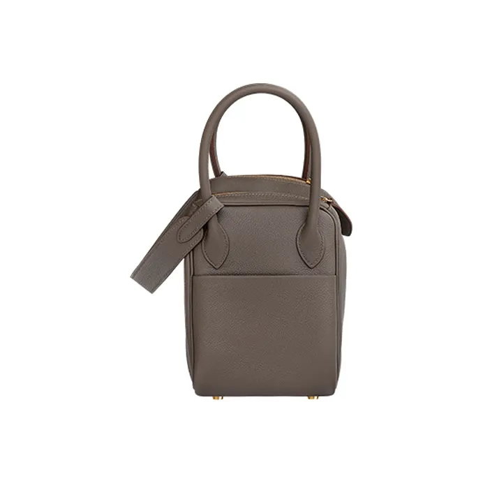 HERMES Lindy Evercolor Leather Handbag, Shoulder Bag Women's-1