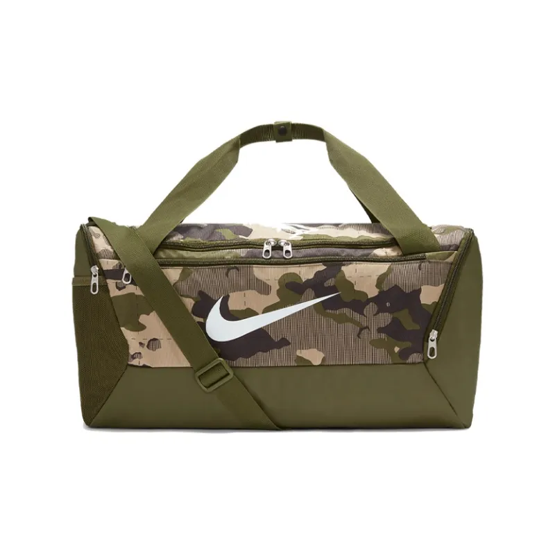 Nike Polyester Crossbody Handbag, Travel Bag, Gym Bag Large Size Unisex Army Green-0