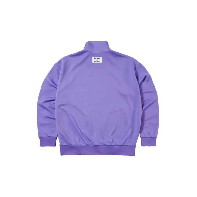 NERDY Loose Fit Workwear Jacket Unisex Purple-1