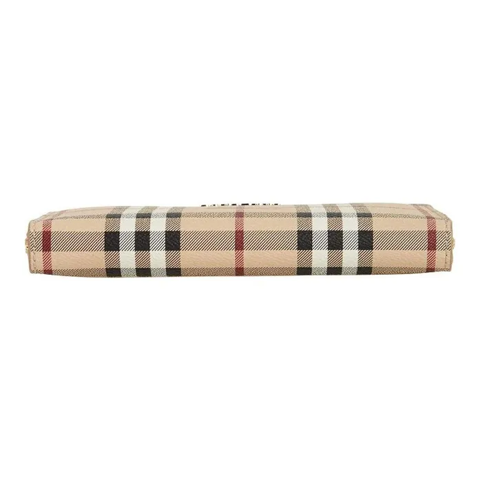 Burberry Canvas Card Holder Wallet Unisex Yellow Brown-2