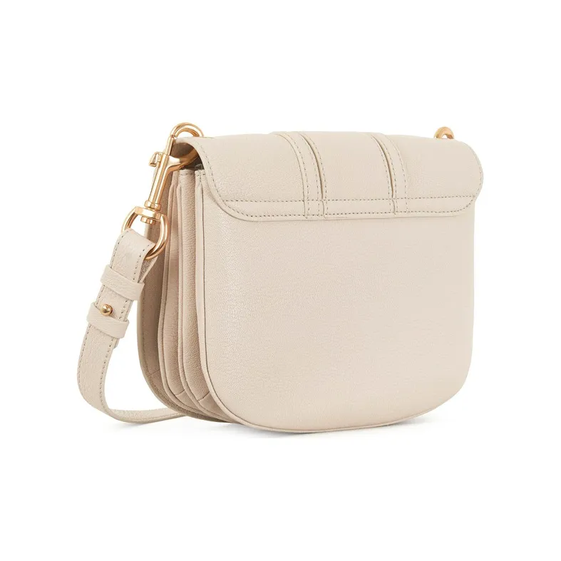 See By Chloe Cotton Shoulder Bag Women's Beige-1