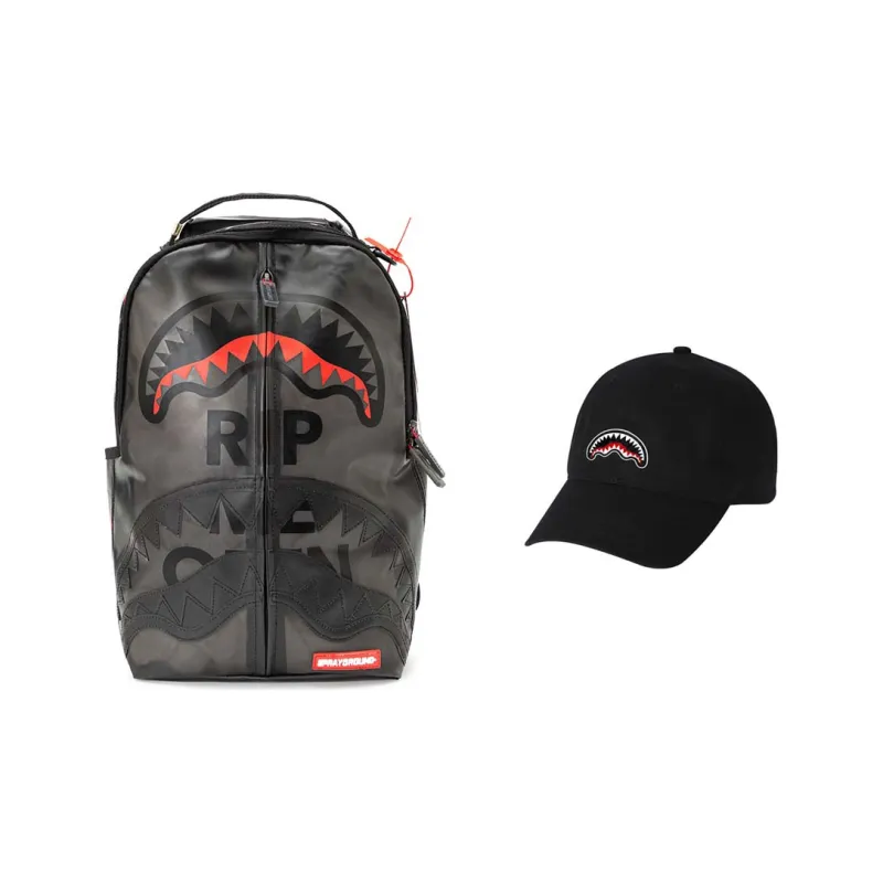 SPRAYGROUND PVC Laptop Backpack Large Size Men's Black-6