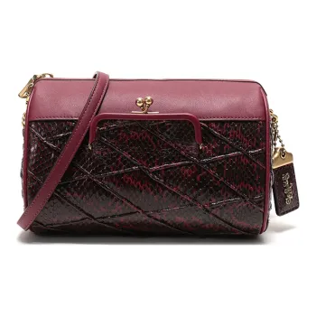 COACH Joni Leather Crossbody Bag Shoulder Bag Women's Scarlet