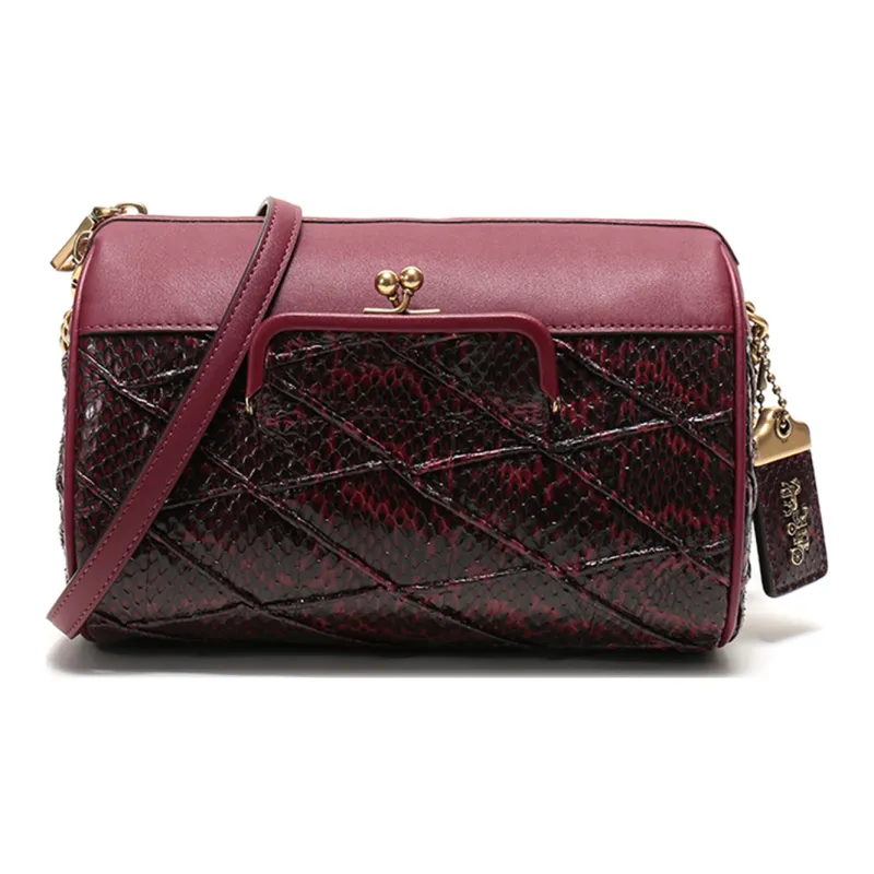 COACH Joni Leather Crossbody Bag Shoulder Bag Women's Scarlet-0