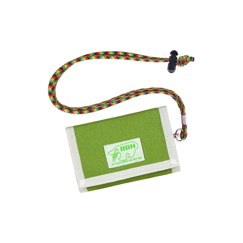 Rough Enough Canvas Coin Purses Wallets Unisex Green-1