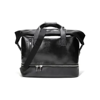 GIVENCHY Leather Portable Crossbody Travel Bag Shoulder Bag Women's Black