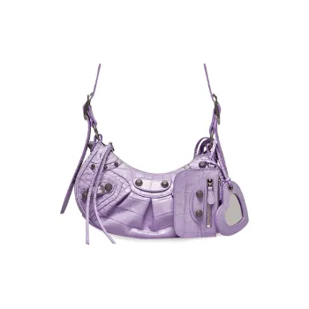 Balenciaga Le Cagole Embossed Xs Shoulder Bag