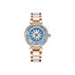 RGA1599-Rose Gold Blue Dial Ceramic Strap
