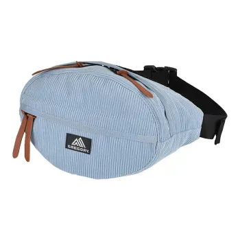 GREGORY Sports Crossbody Bag, Sling Bag, Fanny Pack Regular Unisex Dark Charcoal/Light Blue