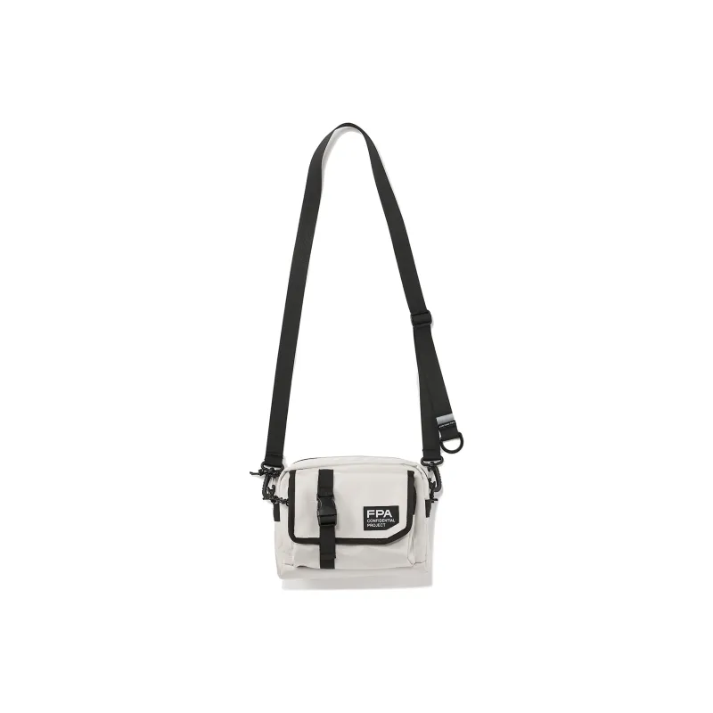 FPA Polyester Crossbody Bag Regular Unisex Black/Gray/Mint Green-5