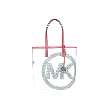 MICHAEL KORS Cow Leather Tote Bag, Shopping Bag, Shoulder Bag, Handbag Large Size Women's Pink
