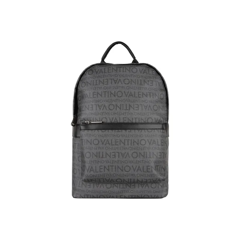 Valentino Leather Backpack Men's Gray-0