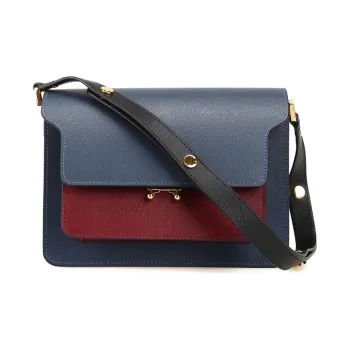MARNI Saffiano Leather Crossbody Bag, Shoulder Bag Women's