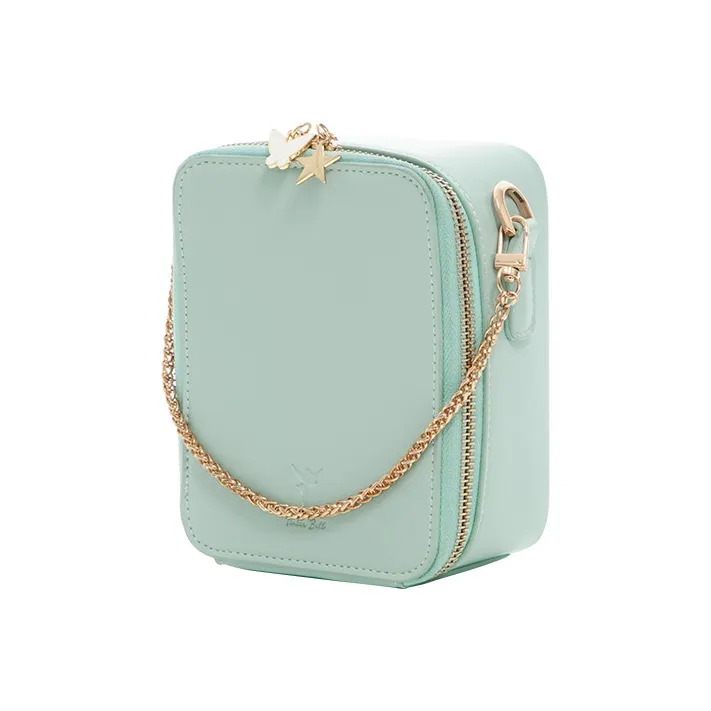 Disney Princess PU Portable Crossbody Bag Shoulder Bag Regular Women's Pink/Light Blue/Emerald-10
