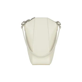 GIVENCHY Antigona Cow Leather Handbag Shoulder Bag Crossbody Bag Mini Women's Ivory White