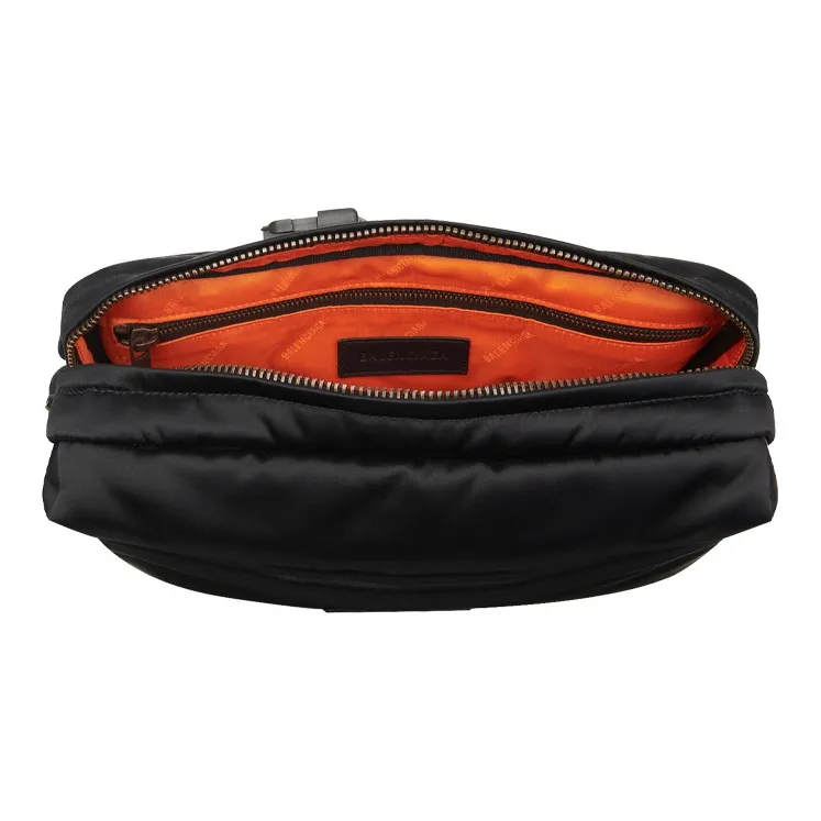 Balenciaga Recycled Nylon Shoulder Bag Men's Black-1