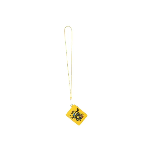 Balenciaga Cow Leather Coin Purse Men's Yellow-1