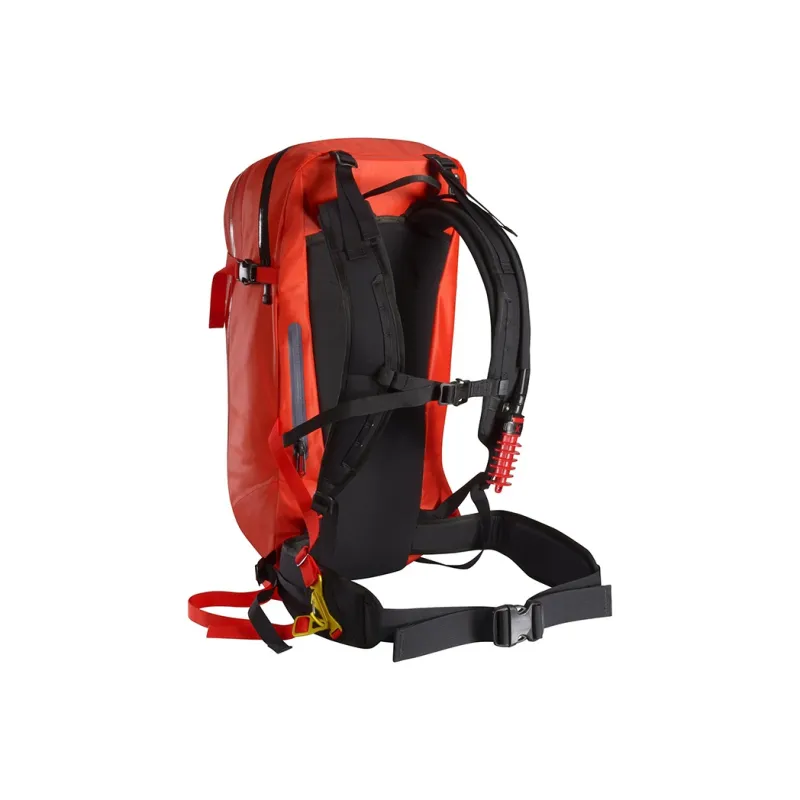 Arcteryx Nylon Fabric Backpack Medium Size Unisex Red-1